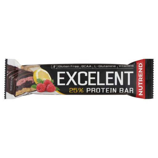 Nutrend Excelent fehérje szelet 85g málna-citromkrém-áfonya