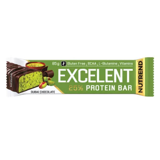 Nutrend Excelent fehérjeszelet 85g dubai csoki gluténmentes