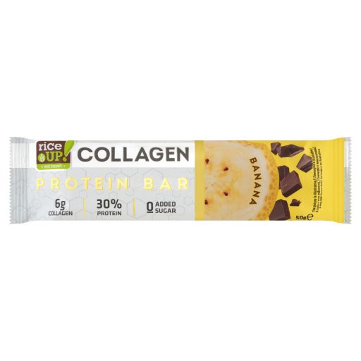 Rice up fehérjeszelet 50g Banán ízű kollagénnel