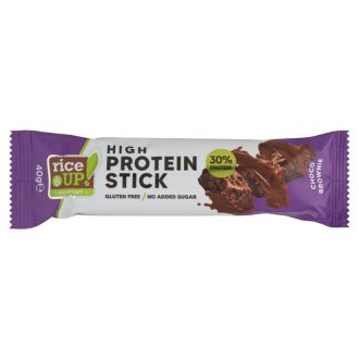   RiceUp! csokoládé brownie ízű fehérje szelet, hozzáadott cukor nélkül 40 g