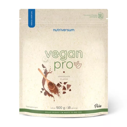 Nutriversum fehérjepor 500g csokoládé Vegan Pro