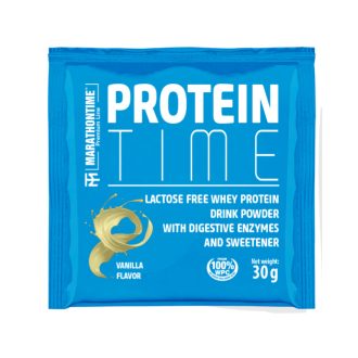 Marathontime fehérjepor 30g vanília Protein Time