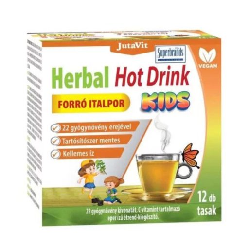 JutaVit Herbal Hot Drink forró italpor 12db (tasak) 4 éves kortól
