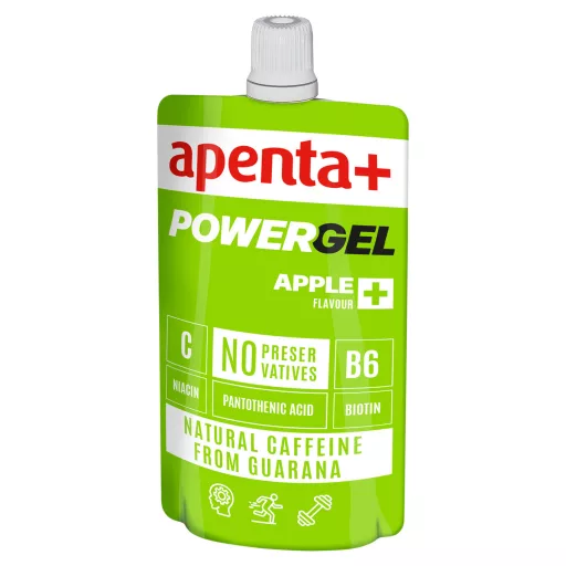 Apenta+ zöldalma ízű energiazselé guarana kivonattal, hozzáadott vitaminokkal 100g
