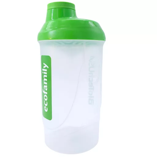 BioTech USA keverőpalack wave 600ml Ecofamily zöld