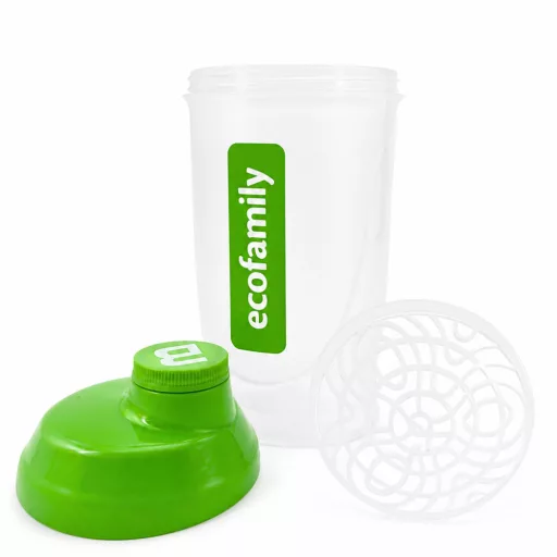 BioTech USA keverőpalack wave 600ml Ecofamily zöld