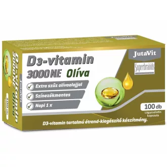 JutaVit lágykapszula 100db D3-vitamin 3000NE Olíva