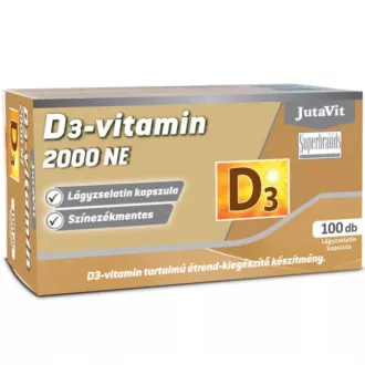 JutaVit lágykapszula 100db D3-vitamin 2000NE
