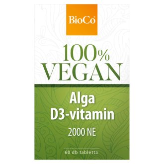   BioCo 100% Vegan Alga D3-vitamin 2000 NE tabletta 60 x 0,3 g (18 g)