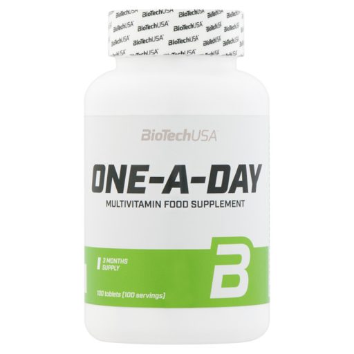 BioTechUSA One-A-Day étrend-kiegészítő tabletta 100 db 160 g