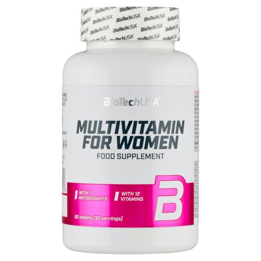 BioTechUSA Multivitamin for Women étrendkiegészítő tabletta 60 db  121 g