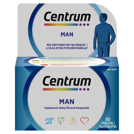 Centrum Man étrend-kiegészítő készítmény férfiaknak 30 db 39 g