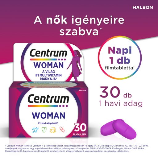 Centrum Woman étrend-kiegészítő készítmény nőknek 30 db 47 g