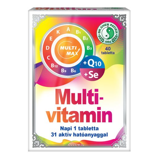 Dr. Chen kapszula 40db multi-max vitamin+Q10+szelén