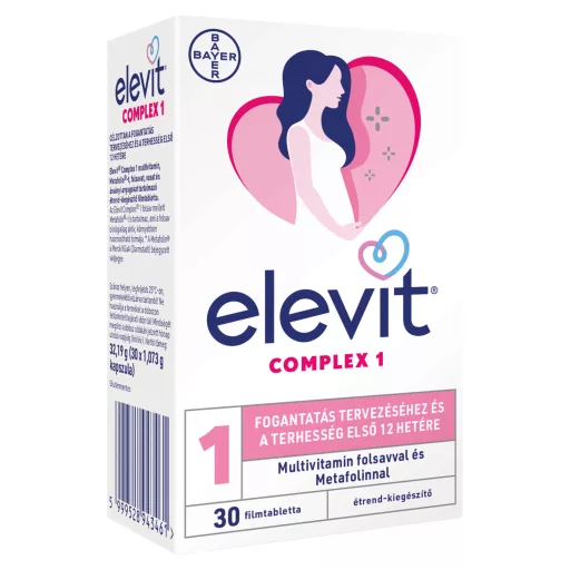 Elevit Complex 1 multivitamin étrend-kiegészítő filmtabletta 30 x 1,124 g (33,72 g)