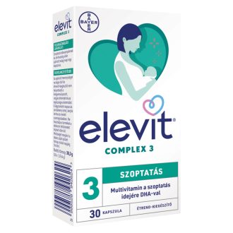   Elevit Complex 3 multivitamin étrend-kiegészítő kapszula 30 db 38,3 g