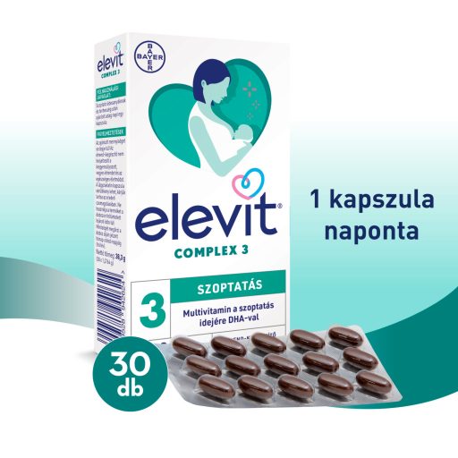 Elevit Complex 3 multivitamin étrend-kiegészítő kapszula 30 db 38,3 g