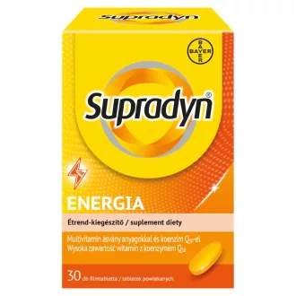   Supradyn Energia filmtabletta koenzim Q10-zel 30 x 1,325 g (39,75 g)