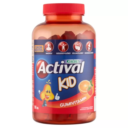 Béres gumivitamin 90db Actival Kid