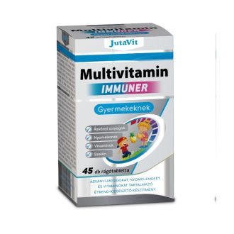   JutaVit rágótabletta 45db Multivitamin immuner gyermekeknek