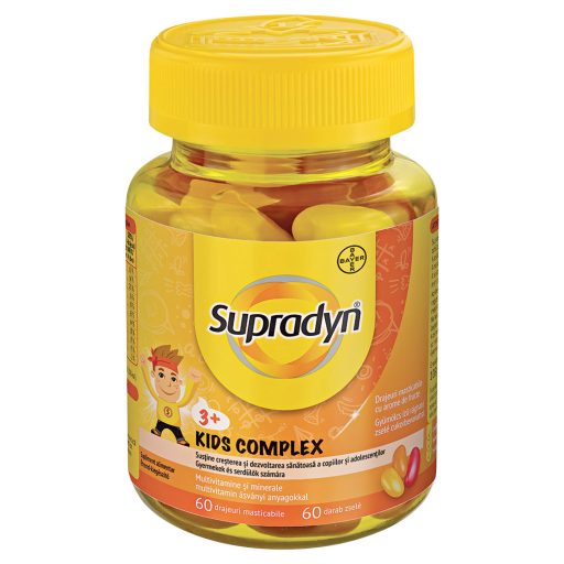 Supradyn Kids Complex multivitamin ásványi anyagokkal étrend-kiegészítő zselé 60 x 1,8 g (108 g)