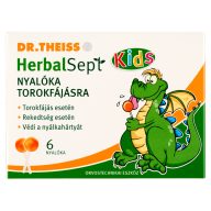 Dr. Theiss HerbalSept Kids nyalóka torokfájásra 6 db 