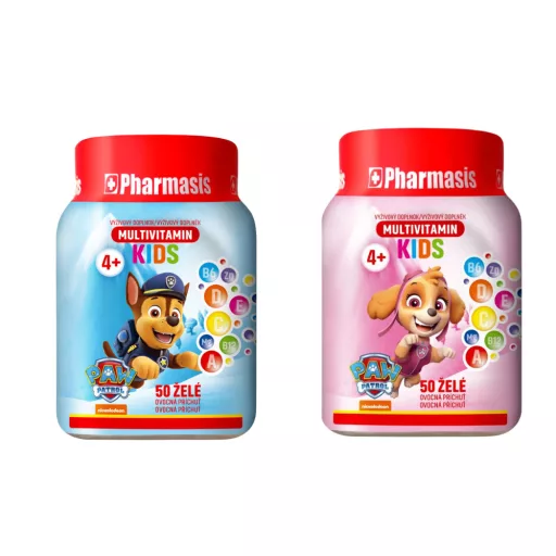 Paw Patrol gumivitamin 50db mulitvitamin piros / kék