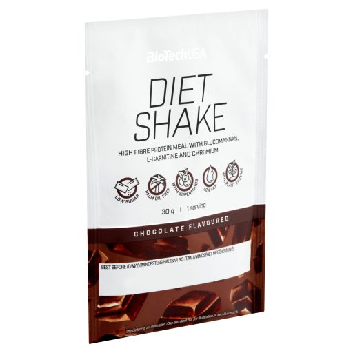 BioTechUSA Diet Shake csokoládé ízű tejsavófehérje italpor 30 g