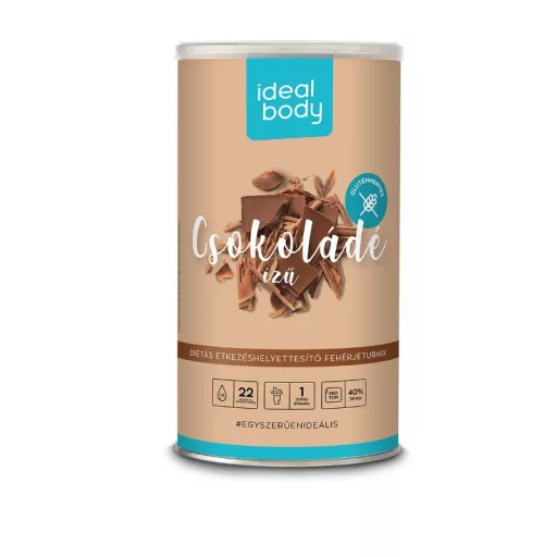 IdealBody csokoládé ízű étkezéshelyettesítő fehérjeturmix 525 g