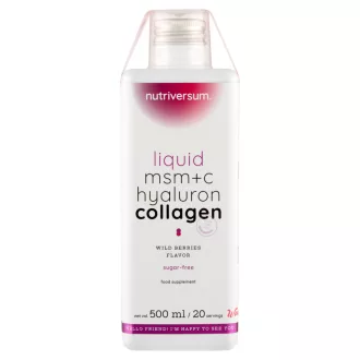   Nutriversum MSM+C Hyal Collagen 500ml erdei gyümölcs Liquid
