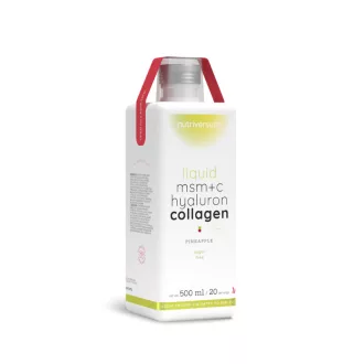 Nutriversum MSM+C Hyal Collagen  500ml ananász Liquid