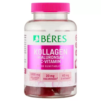   Béres gumitabletta 50db kollagén, hialuronsav, C-vitamin cukormentes