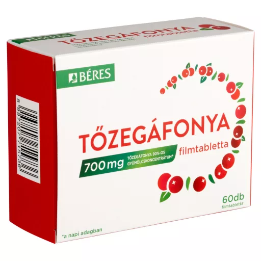 Béres tőzegáfonya filmtabletta 60 db 46,5 g