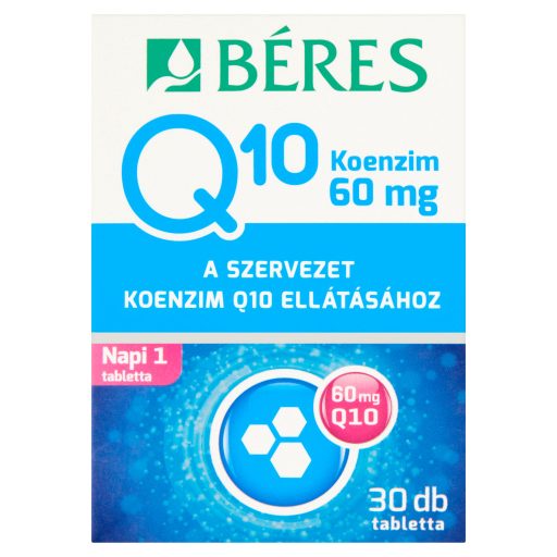 Béres Koenzim Q10 60 mg étrend-kiegészítő tabletta 30 db 16,5 g