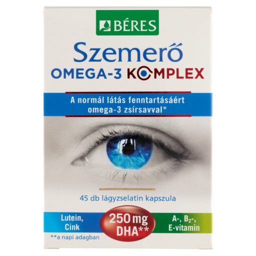 Béres Szemerő Omega-3 komplex lágyzselatin kapszula étrend-kiegészítő 45 x 0,78 g (35,1 g)
