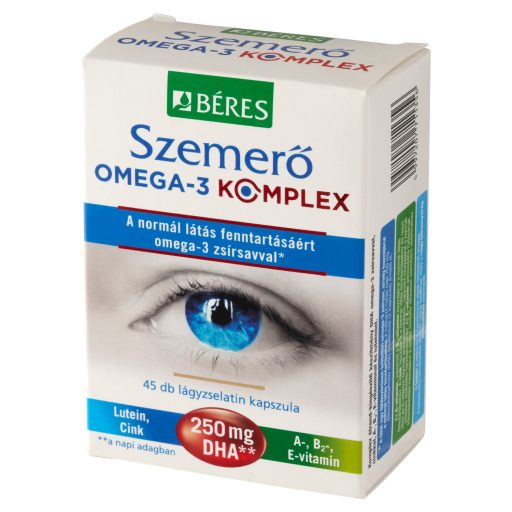 Béres Szemerő Omega-3 komplex lágyzselatin kapszula étrend-kiegészítő 45 x 0,78 g (35,1 g)