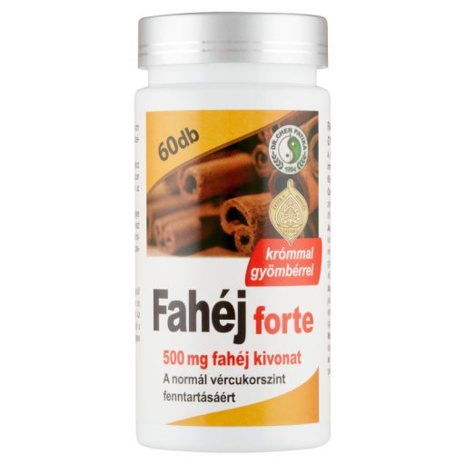 Dr. Chen Patika fahéj forte kapszula gyömbérrel és krómmal étrend-kiegészítő 60 db 28,8 g