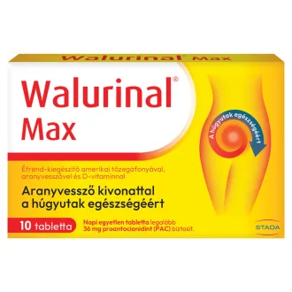   Walmark Walurinal Max étrend-kiegészítő tabletta aranyvessző kivonattal 10 tabletta 5,2 g