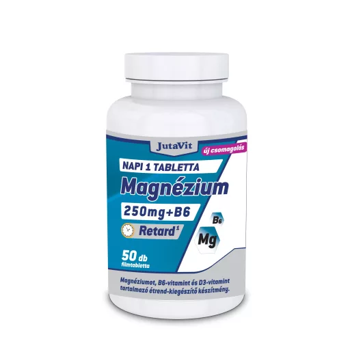 JutaVit filmtabletta 50db Magnézium 250mg + B6 + D3 retard