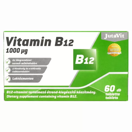 JutaVit tabletta 60db B12-vitamin 1000µg