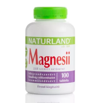 Naturland Magnesii étrend-kiegészítő tabletta 100 db