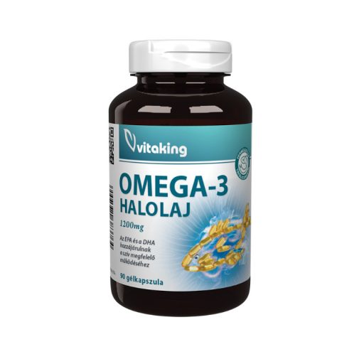 Vitaking gélkapszula 90db halolaj 1200mg