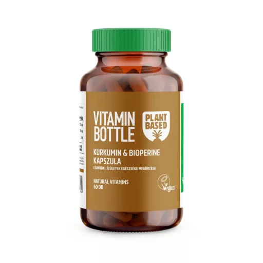 VitaminBottle kapszula 60db Kurkumin & Piperin Plus Gyömbér