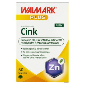   Walmark Plus Cink Aktív étrend-kiegészítő tabletta 60 db