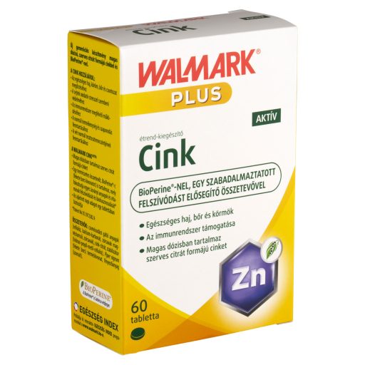 Walmark Plus Cink Aktív étrend-kiegészítő tabletta 60 db