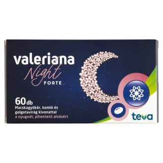   Valeriana Night Forte étrend-kiegészítő lágyzselatin kapszula 60 x 0,678 g (37,62 g)