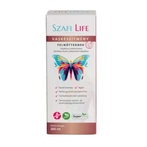 Szafi Life vaskészítmény 300ml felnőtteknek gm, vegán