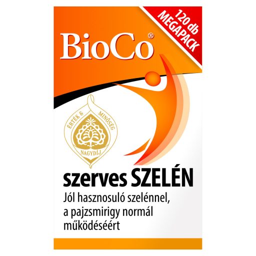 BioCo szerves Szelén Megapack tabletta 120 x 0,3 g (36 g)