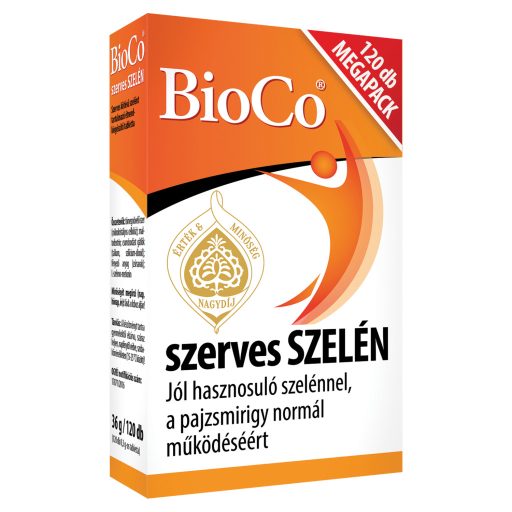 BioCo szerves Szelén Megapack tabletta 120 x 0,3 g (36 g)