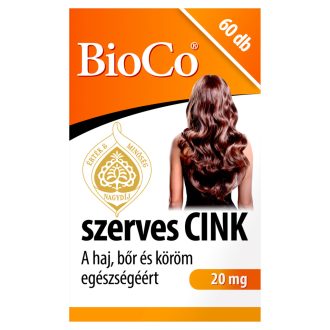 BioCo szerves Cink tabletta 60 x 0,3 g (18 g)